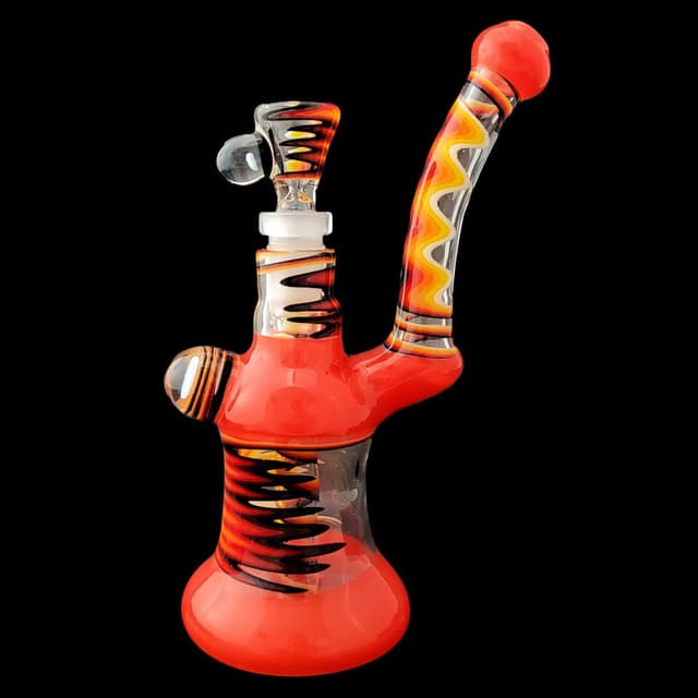 Fire Fade to Clear Bubbler