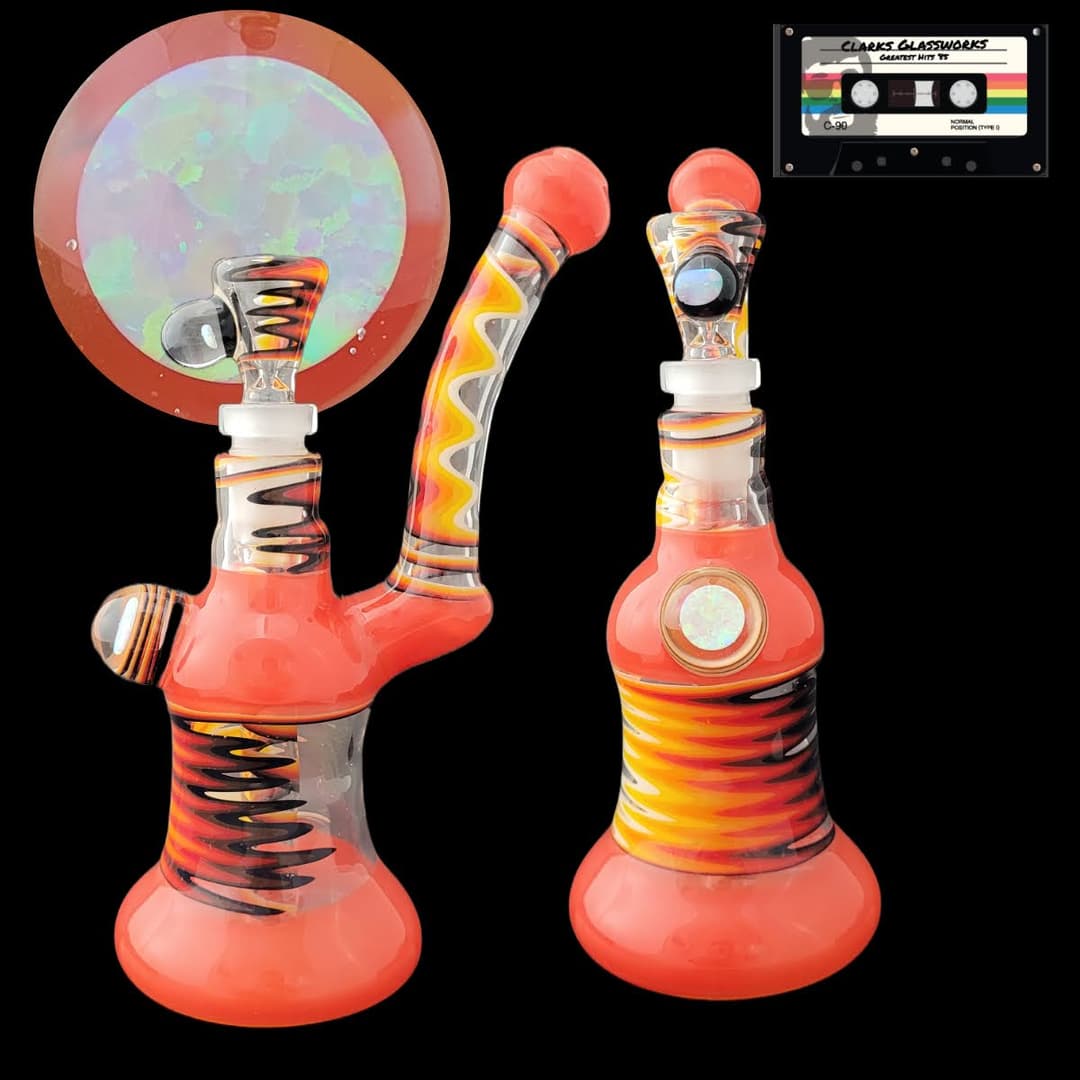 Fire Fade to Clear Bubbler